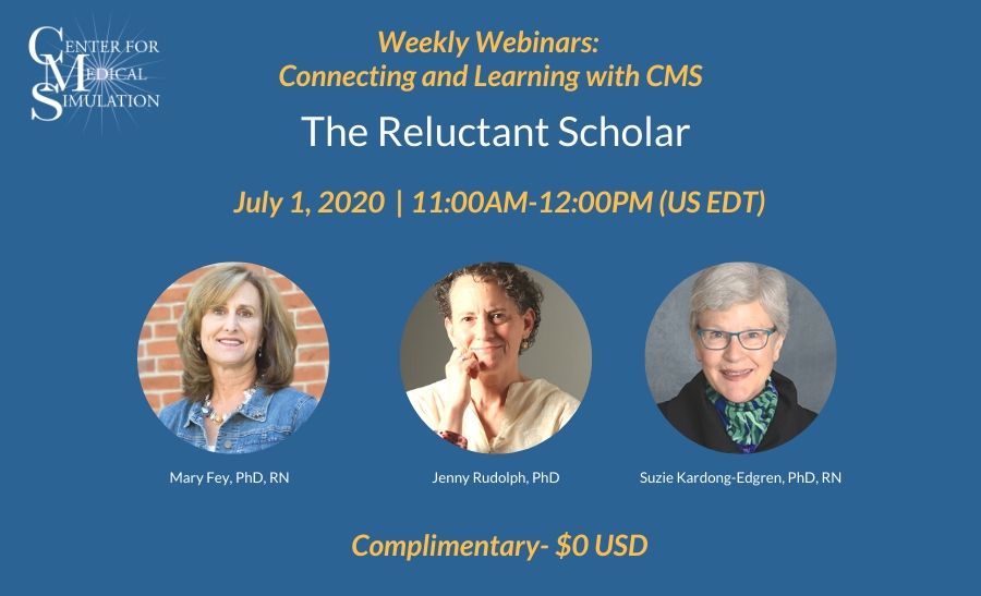 Weekly Webinars: Jul 01, 2020 | 11:00AM-12:00PM US EDT | The Reluctant Scholar