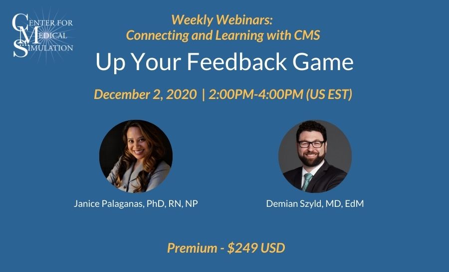 Weekly Webinars: Dec 02, 2020 | 11:00AM-12:00PM US EDT | Up Your Feedback Game