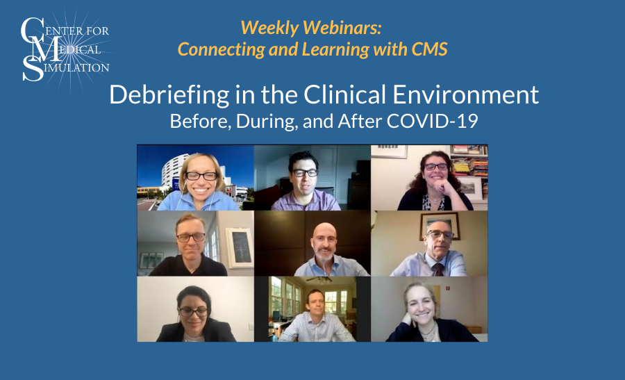 Debriefing in the Clinical Environment IMSH 2021