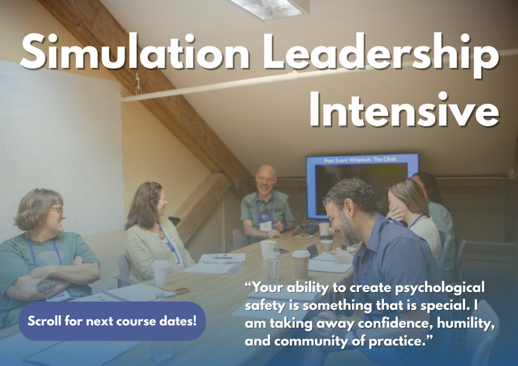 Simulation Leadership Intensive